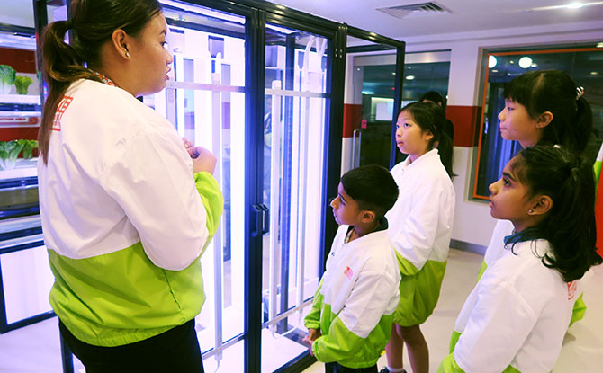 At the Urban Farm, kids get to learn how modern technology is being used in indoor and urban farming.