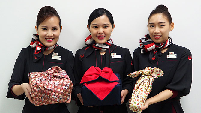 Japan Airlines' Singapore-based cabin crew