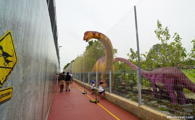 Safety Nets to Protect from Stray Golf Balls at Jurassic Mile