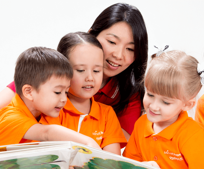 The MindChamps reading programme keeps a child engaged as he or she learns to read.