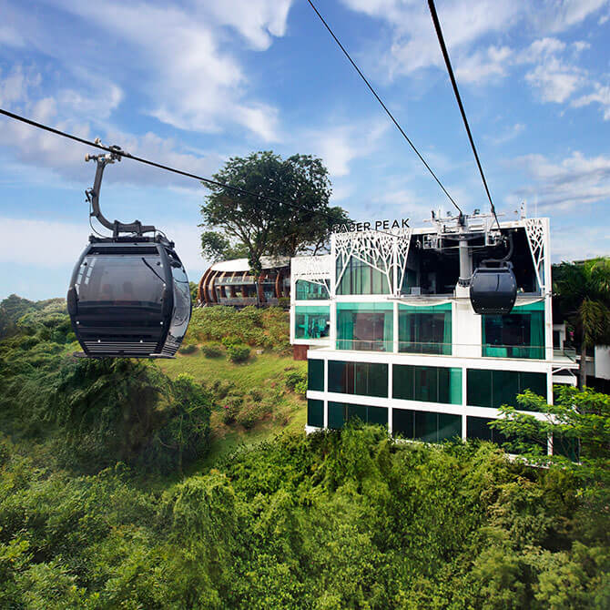 Sentosa Cable Car - Mount Faber Line