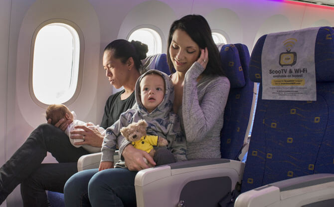 Tips for flying with infants and kids