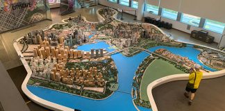 View of Singapore City Gallery Model