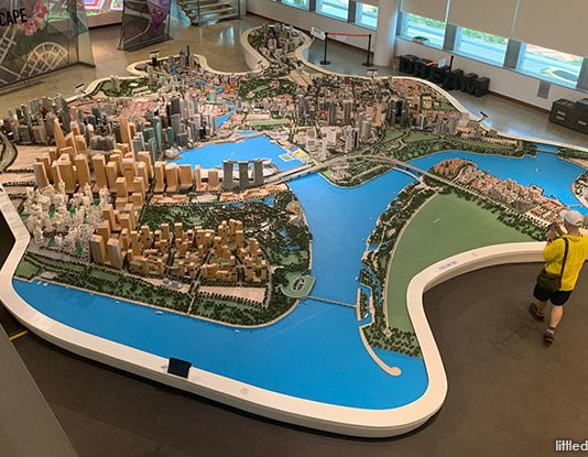 View of Singapore City Gallery Model