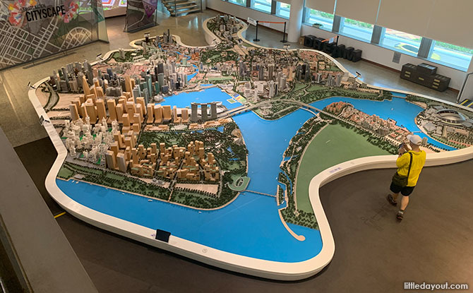 View of Singapore City Gallery Model