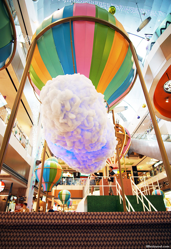 Hot Air Balloon Fiesta at Velocity@Novena Square: Candy Floss Clouds