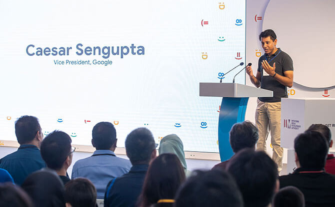 Welcome remarks by Caesar Sengupta, VP, Google Singapore