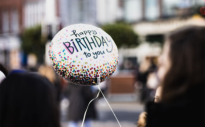 birthday balloon