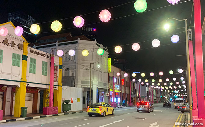 Lanterns at South Bridge Road