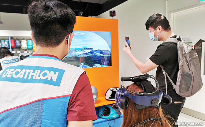 Experience the Decathlon Virtual Reality Test Zone