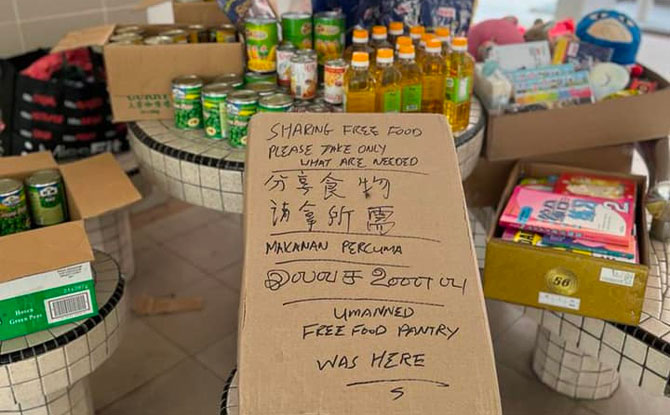 Unmanned Free Food Pantry