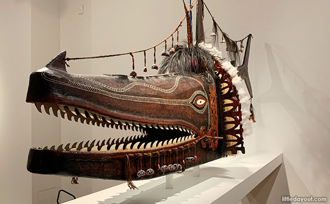 Crocodile Shark Mask by Alick Tipoti