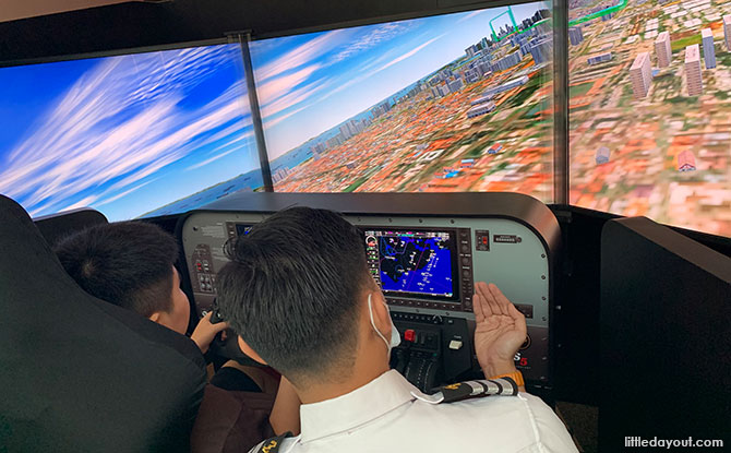 Take Flight At Changi Airport Aviation Experience: Pilot Through