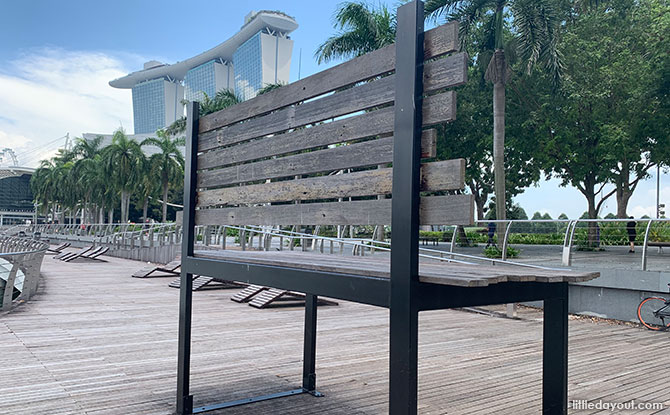 Horizon Bench - Timber from the Former National Stadium