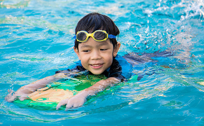 Swimming aids in Physical Development