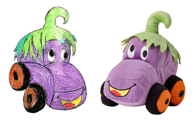 Eggplant Car