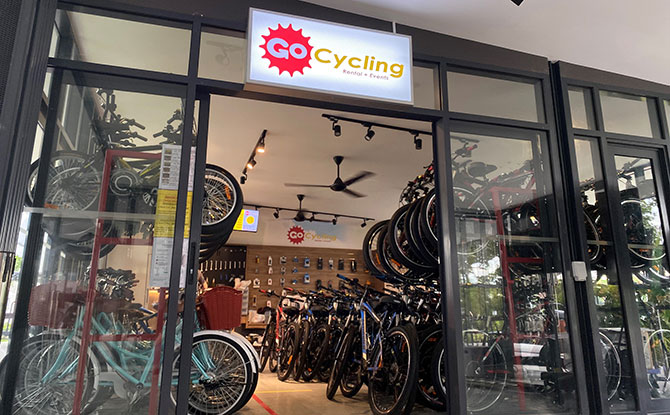 HUB & SPOKE Changi Airport: Cafe, Bike Rental & Cycling Amenities - GoCycling