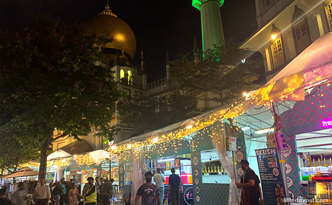 Stalls at the Ramadan Bazaar