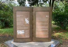 Kranji Reservoir Park Memorial Sign