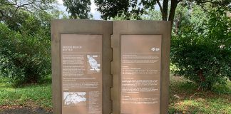 Kranji Reservoir Park Memorial Sign
