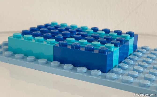LEGO Merlion Build - Creating the Plinth