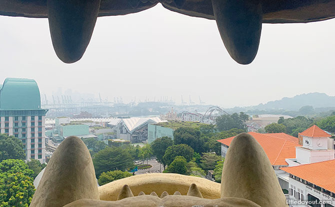 A Visit To The Sentosa Merlion - View from the Mouth Gallery