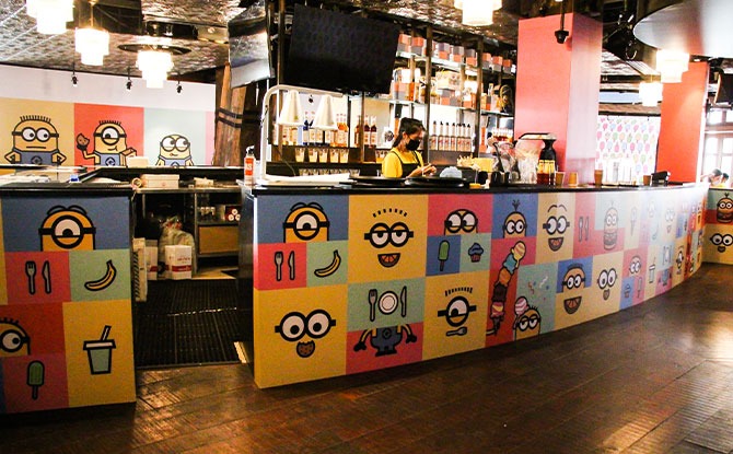 Exclusive Minion Merchandise at the Minion Café