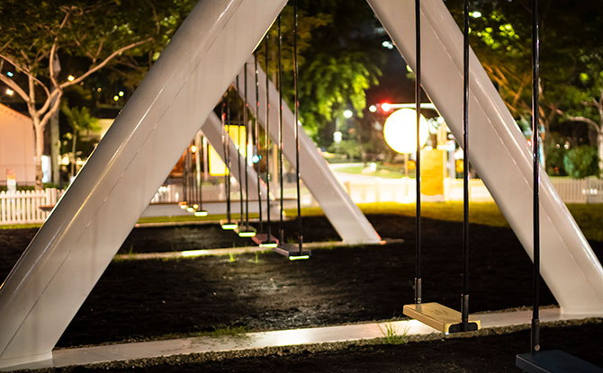 Musical Swings at Cathay Green