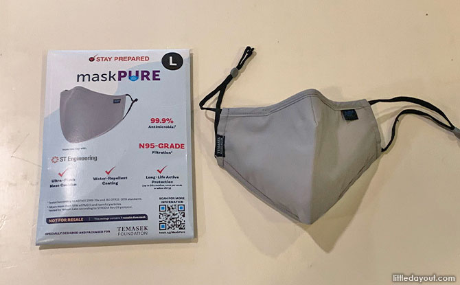 Singapore Residents Can Collect One Free MaskPure AIR⁺ Reusable Antimicrobial Mask From Now Till 23 January 2022. Singapore Residents Can Collect One Free MaskPure AIR⁺ Reusable Antimicrobial Mask From Now Till 23 January 2022.