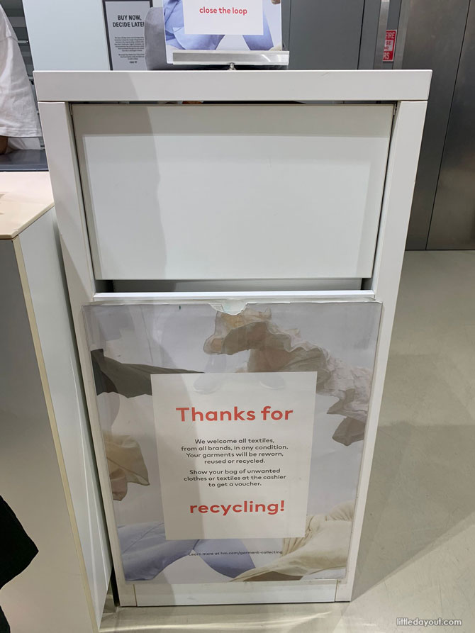 H&M Recycling Bin