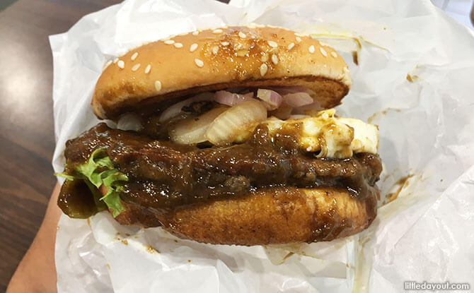 Rendang Burger at McDonald's Singapore