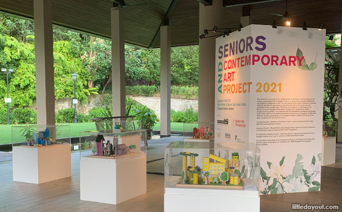 Seniors and Contemporary Art at Singapore Botanic Gardens