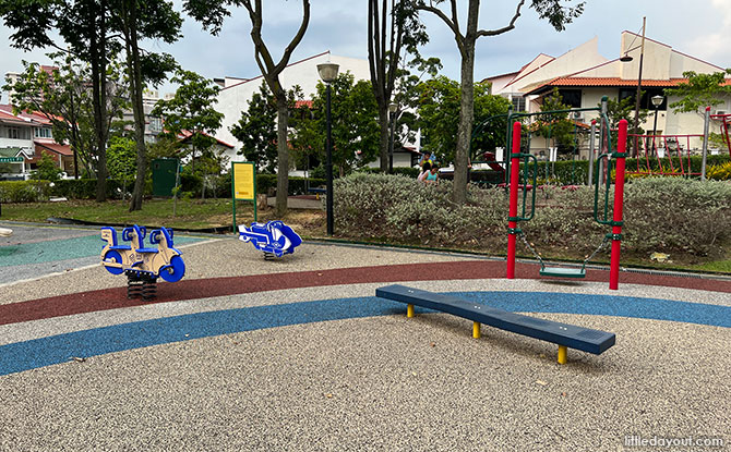 At the Sennett Avenue Playground