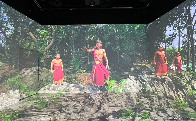 Prince Sang Nila Utama as he discovers the island of Singapura