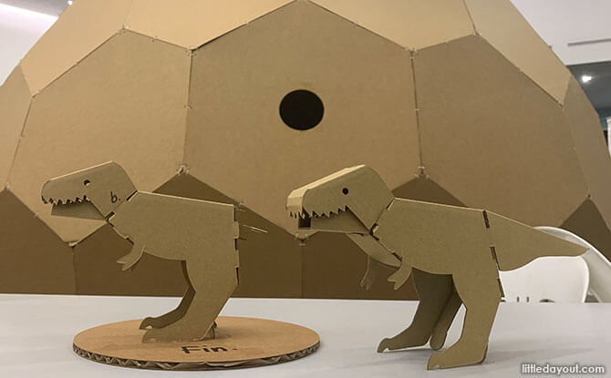 Make A Cardboard Dinosaur