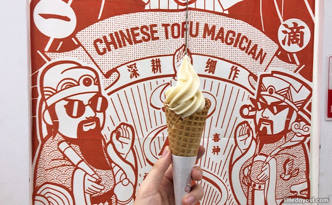 Soymilk Ice Cream from Chinese Tofu Magician