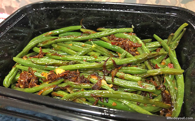 Roasted Fine Beans with XO Sauce