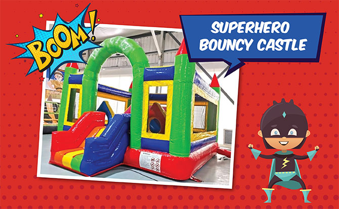 Superhero Bouncy Castle