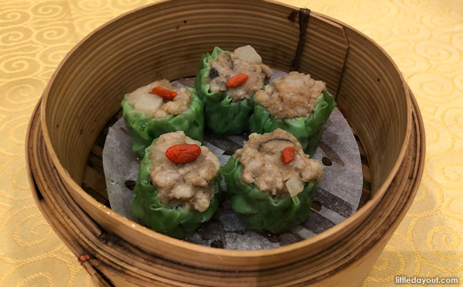 Siew Mai with Fish Roe