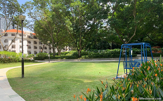 Telok Ayer Park at Telok Ayer Street