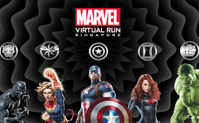 Marvel Virtual Run Singapore 2021