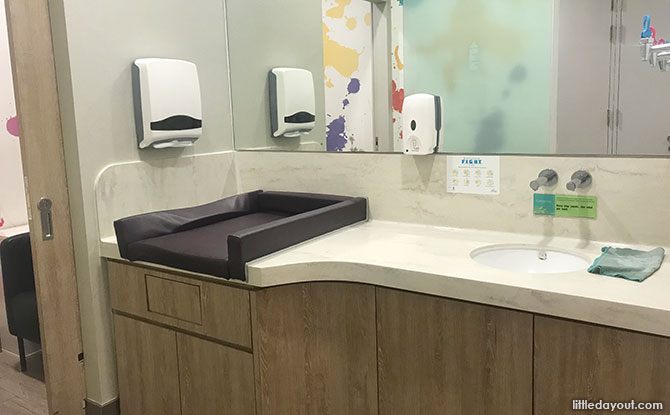 White Sands Nursing Room, Diaper Changing Area