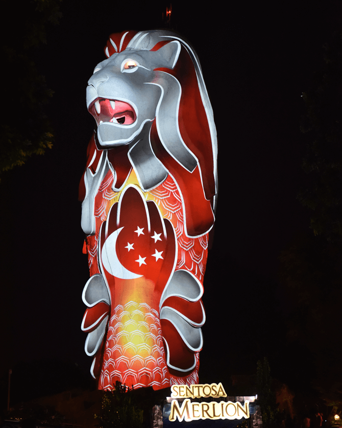 Merlion Lights - National Day