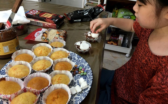 A Precious Christmas to Share: Little Day Out x FairPrice Family Christmas Food Crafting Virtual Class - Cupcakes