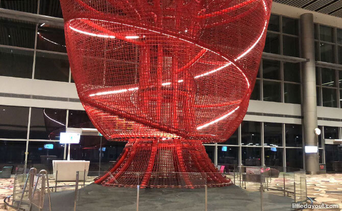 Changi Airport Terminal 4 Playground: The Chandelier Where Art Meets Play