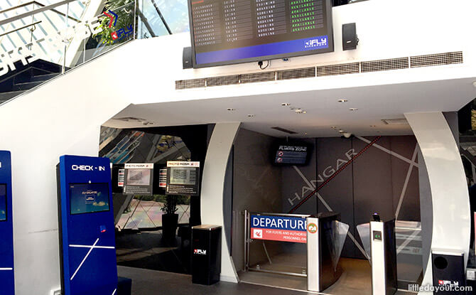 Check-in at at iFly Singapore