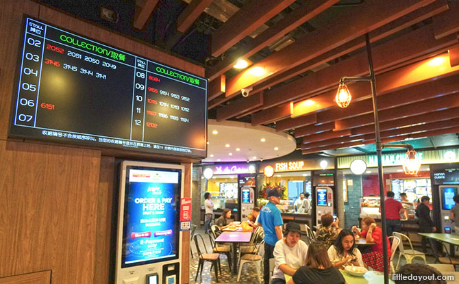 Ordering at the Funan Food Court