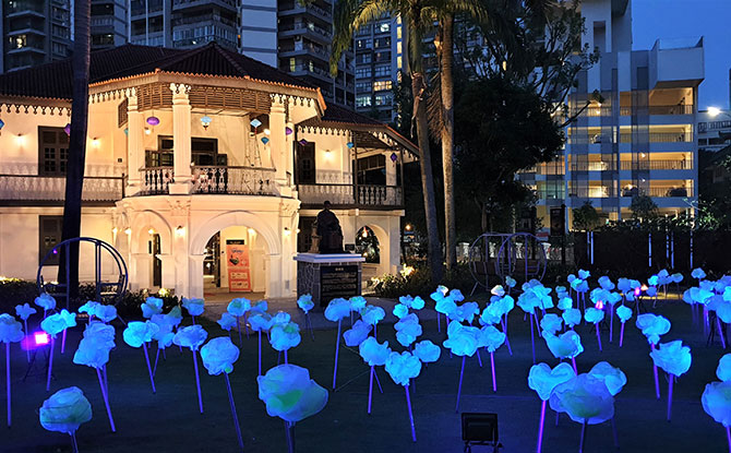 ‘Moonflowers of Mid-Autumn’ Art Installation