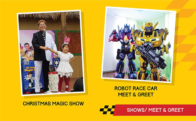 Christmas Magic Show and Robot Race Car Meet & Greet