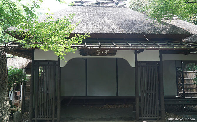 Tea ceremony house at Ueno Zoo